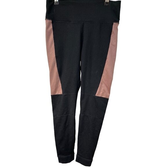 Fabletics Define PowerHold High-Waisted Legging by Demi Lovato Black Rose Gold M - Picture 2 of 6
